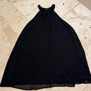 ASTR Women’s Black Halter Swing Dress with Pockets Small --NWOT